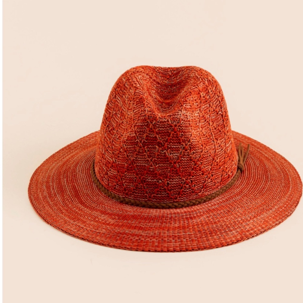 Diamond Weave Panama Hat